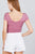 Solid Short Sleeve Scoop Neck Bodysuit