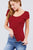 Solid Short Sleeve Scoop Neck Bodysuit