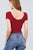 Solid Short Sleeve Scoop Neck Bodysuit