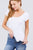 Solid Short Sleeve Scoop Neck Bodysuit