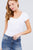 Solid Short Sleeve Scoop Neck Bodysuit