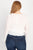Waist Smoking V Neck Blouse