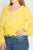 Waist Smoking V Neck Blouse