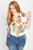 Floral Print Front Warp Bodysuit