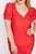 Satin Puff Sleeves Mini Dress