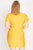 Satin Puff Sleeves Mini Dress