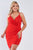 Plus Size Tie Back Wrap Dress