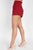 Button Tab High Rise Paperbag Shorts