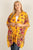 Plus Size Floral Print Kimono
