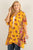 Plus Size Floral Print Kimono