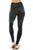 Long Yoga Style Banded Lined Multi Printed Knit Legging With High Waist.