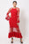 Bell Sleeve Mesh Combined Fashion Long Dress