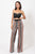 High Waist Colorful Sequins Pattern Pants