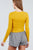 Long Sleeve V-neck W/button Down Crop Cardigan