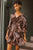 A Woven Mini Dress In Vintage Paisley Print
