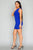 Power Shoulder Basic Sleeveless Mini Dress