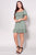 Puff Short Sleeve Tie Back Easy Summer Mini Dress