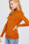 Long Sleeve With Metal Button Detail Turtle Neck Viscose Sweater
