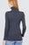 Long Sleeve With Metal Button Detail Turtle Neck Viscose Sweater