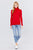 Long Sleeve With Metal Button Detail Turtle Neck Viscose Sweater