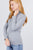 Long Sleeve With Metal Button Detail Turtle Neck Viscose Sweater