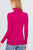 Long Sleeve With Metal Button Detail Turtle Neck Viscose Sweater