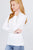 Long Sleeve With Metal Button Detail Turtle Neck Viscose Sweater