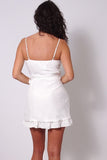 Ruffled Detail Surplus Wrap Dress