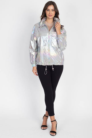 Holographic Windbreaker Jacket