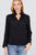 V-neck Button Down Woven Top