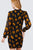 Ruffle Sleeve Print Mini Dress