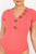 Button V-neck Bodysuit