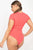 Button V-neck Bodysuit