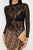 Sheer Floral Lace Bodysuit