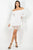Smocking Off Shoulder Lace Dress