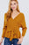 V-neck Wrapped Waist Band Sweater