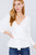 V-neck Wrapped Waist Band Sweater