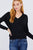 V-neck Back Cross Sweater