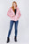 Notched Collar Open Front Jacket