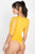 Organza Puff Sleeve Bodysuit