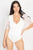Organza Puff Sleeve Bodysuit