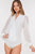 Puff Sleeve Surplice Sheer Chiffon Bodysuit