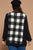 Plus Size Buffalo Plaid Check Contrast Pullover Tunic Top