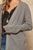 A Solid Ribbed Knit Cardigan