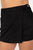 Side Tab Snap Suede Skort