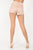 Side Tab Snap Suede Skort