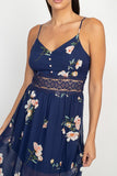 Floral Lace Maxi Dress