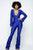 Yoga Shoulder Padded Ruched Stacked Jumpsuit