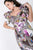 Puff Sleeve Bodycon Print Dress