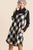 Buffalo Plaid Tartan Swing Dress
